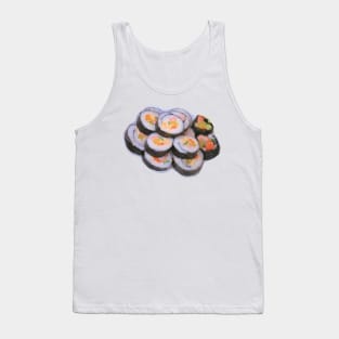 Vegan Sushi Photo Art Tank Top